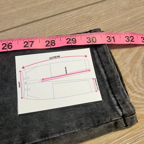 Numero Genoa High-Rise Super Skinny Jeans - Dark Smoke - Size 28 - Picture 8 of 9